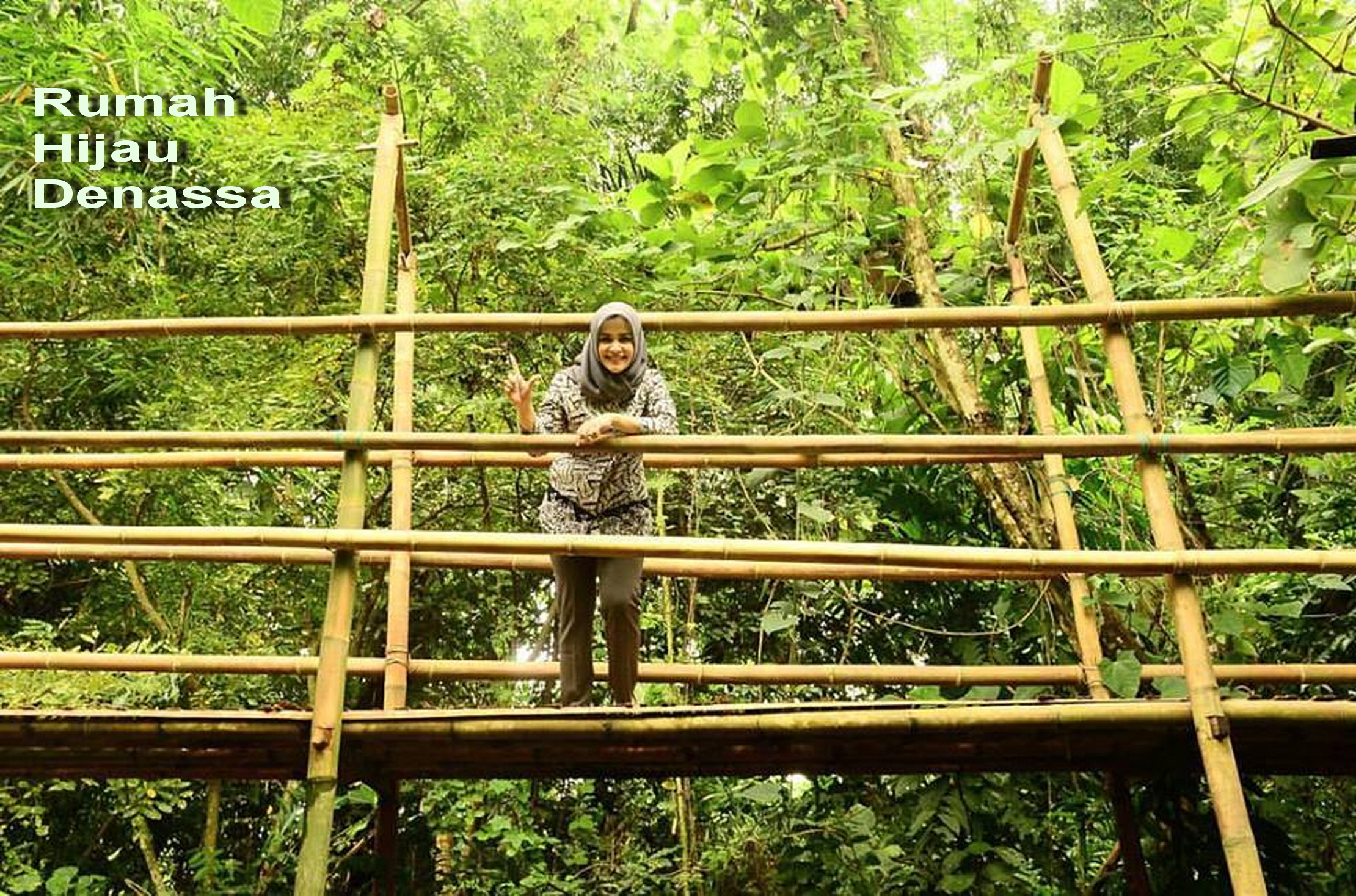 RHD. Prisca Paramita Adnan, Bunda PAUD Kabupaten Gowa di Sky Garden Rumah Hijau Denassa (13.12.2016)