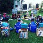 RHD. Suasana Lingkar Baca di Kampung Literasi Borongtala (15.06.2017)