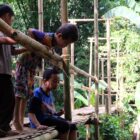 Belajar dan Mengamati Aneka Sayur dan Tanaman di Kebun RHD dari Sky Garden